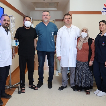 SANKO ÜNİVERSİTESİ HASTANESİ’NDE ANNEDEN OĞLUNA İKİNCİ HAYAT