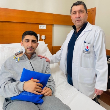 KALBİNDE BEŞ DELİK BULUNAN HASTA SANKO’DA AMELİYAT EDİLDİ