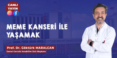Canlı yayın konuğumuz Prof. Dr. Göktürk Maralcan 